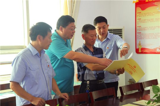 鲁泰供应链物流公司到义桥煤矿交流党建工作
