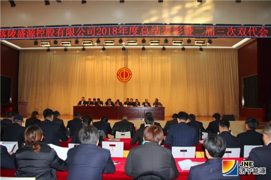 落陵盛源公司召开2018年度总结表彰暨二届三次双代会