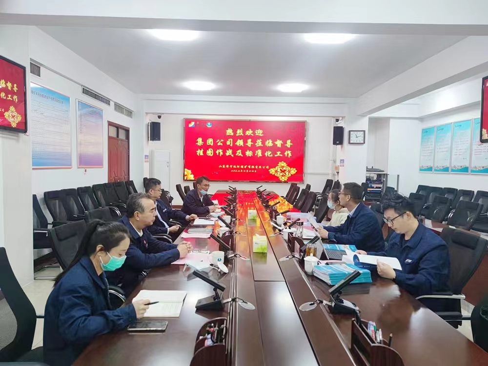 2022年4月14日，集团公司挂图作战及标准化检查组到运河煤矿检查指导工作（赵国安）.jpg