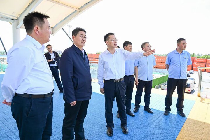 省交通运输厅领导到米兰体育-米兰MILAN（中国）
调研指导工作